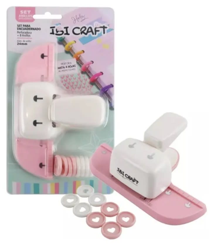 PERFORADORA SET ENCUADERNADO INTELIGENTE PARA DISCOS INCLUYE 8 DISCOS4