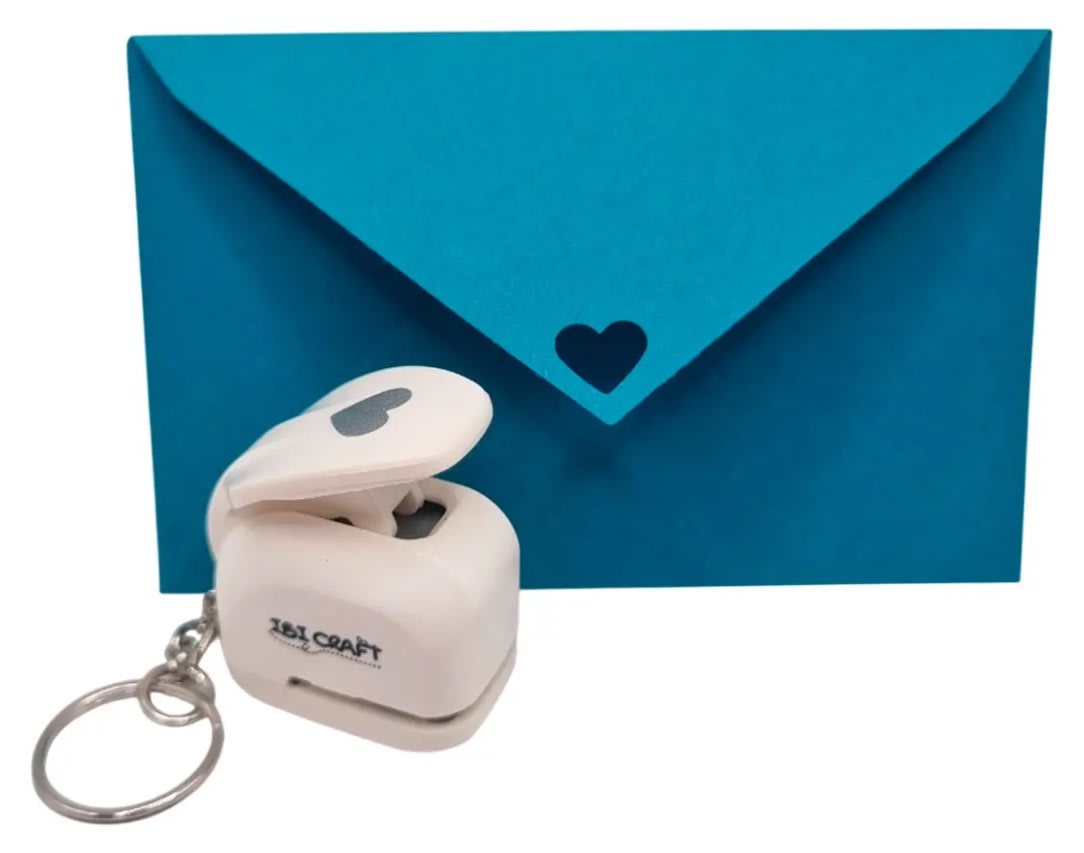 Mini Perforador Con Llavero Corazon 9.5cm3