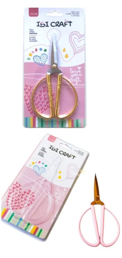 Tijera De Precision 15cm Vintage Rosa3