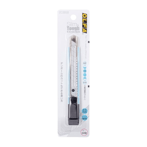 Cuchillo 2,5mm c/Seguro Automatico Blue1