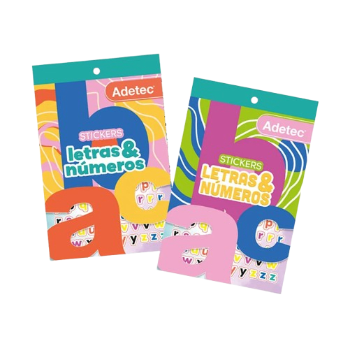 BLOCK DE STICKERS - LETRAS Y NUMEROS2