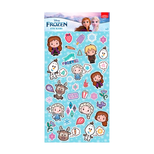 Stickers Frozen Con Relieve Foil 33 Stickers1