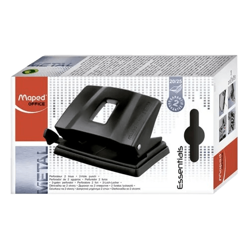Perforadora Essentials 2 Agujeros 20/25 Hojas Maped1