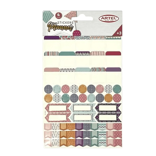 Stickers Pasteles 4 Hojas Especiales Para Planners Y Calendarios De Planificación1