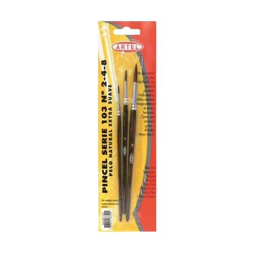 Blister Pinceles 103 N°2-4-8 Artel1