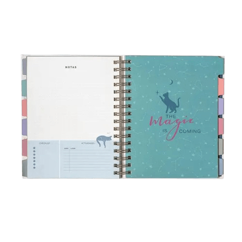 Planner 12 meses Magic 17x21cm3