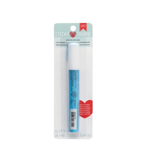 Bolígrafo adhesivo AC Sticky Thumb de dos vías con punta biselada, 0,35 oz1
