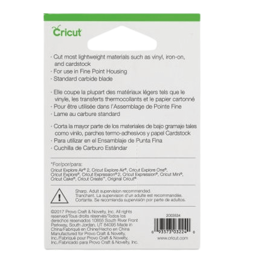 Cuchilla de repuesto de punta fina 2 Und.3