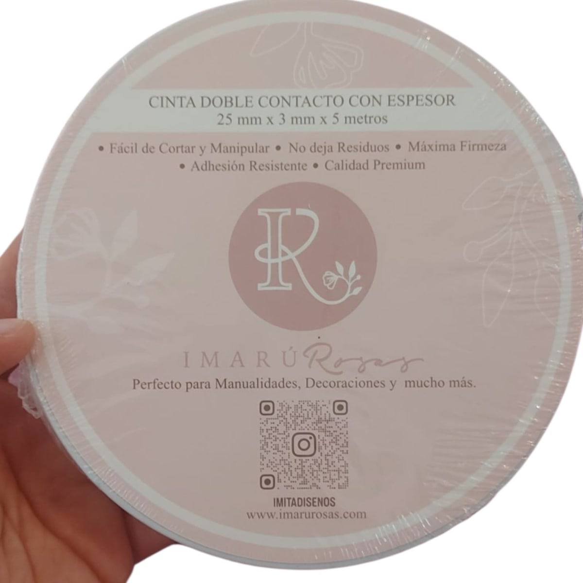 Cinta Doble Contacto Con Espuma 25MMX5MTRS2