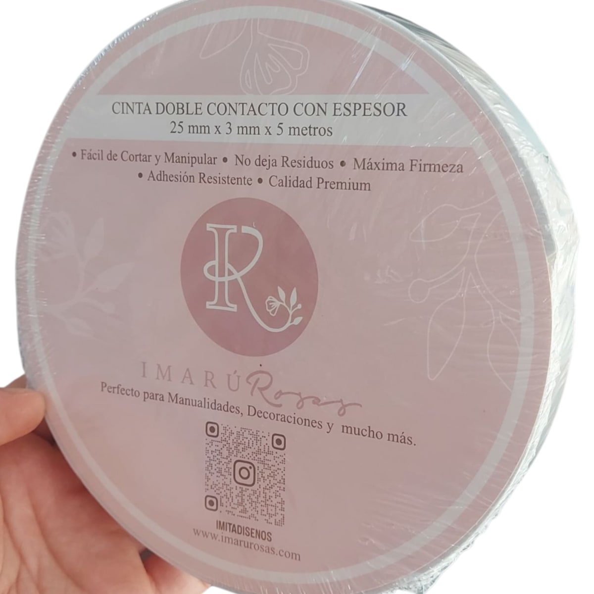 Cinta Doble Contacto Con Espuma 25MMX5MTRS3