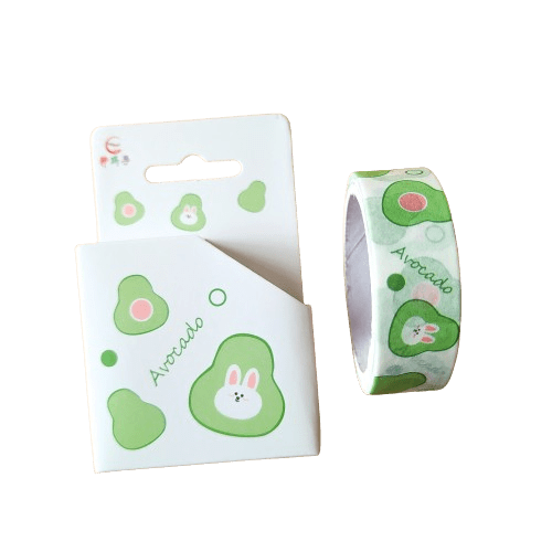Washitape 1.5cmx5mts Avocados Palta3