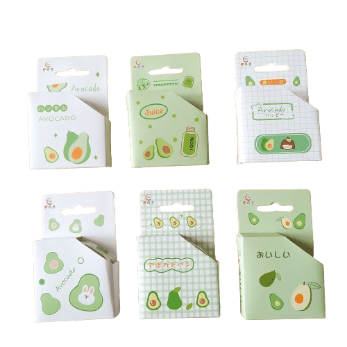 Washitape 1.5cmx5mts Avocados Palta4
