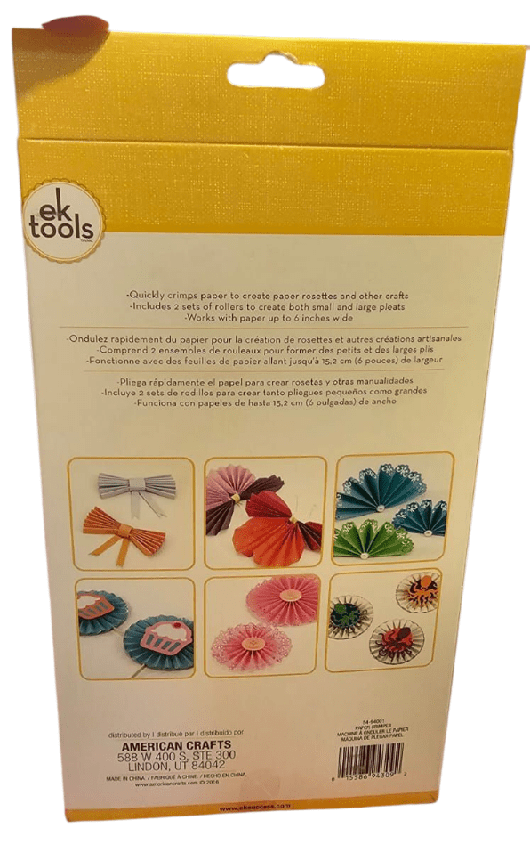 Paper Crimper / Máquina para Corrugar Papel 3 Diseños6