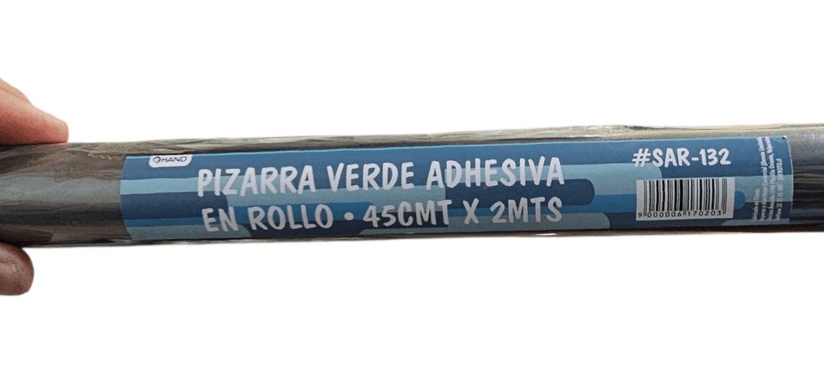 Pizarra Adhesiva Verde En Rollo 45x200 Cm2