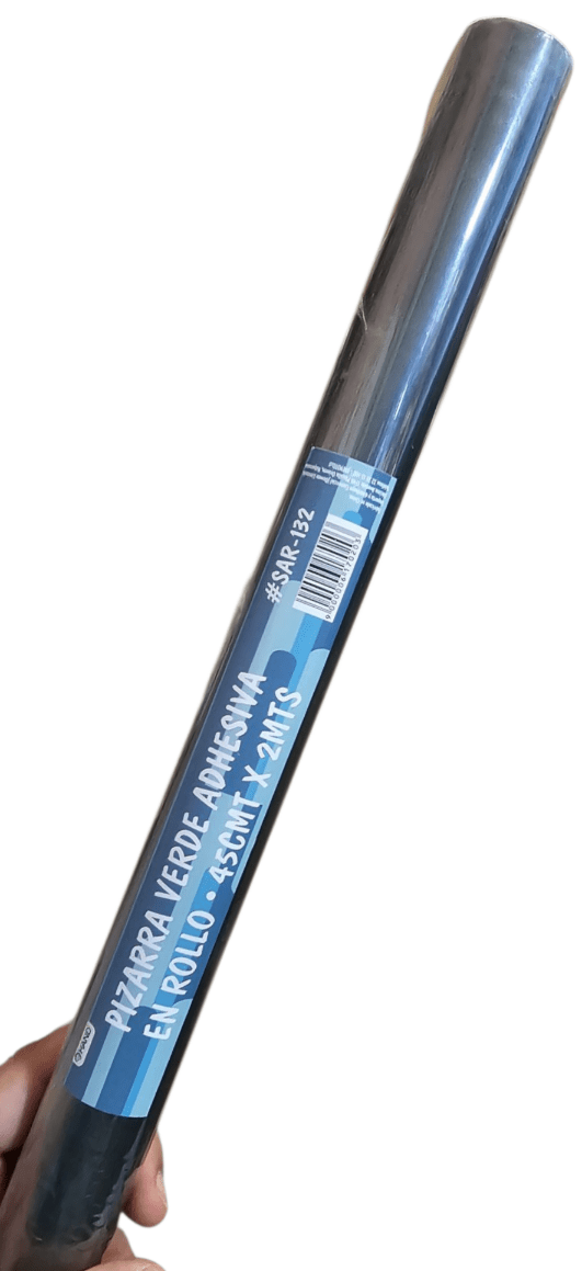 Pizarra Adhesiva Verde En Rollo 45x200 Cm3