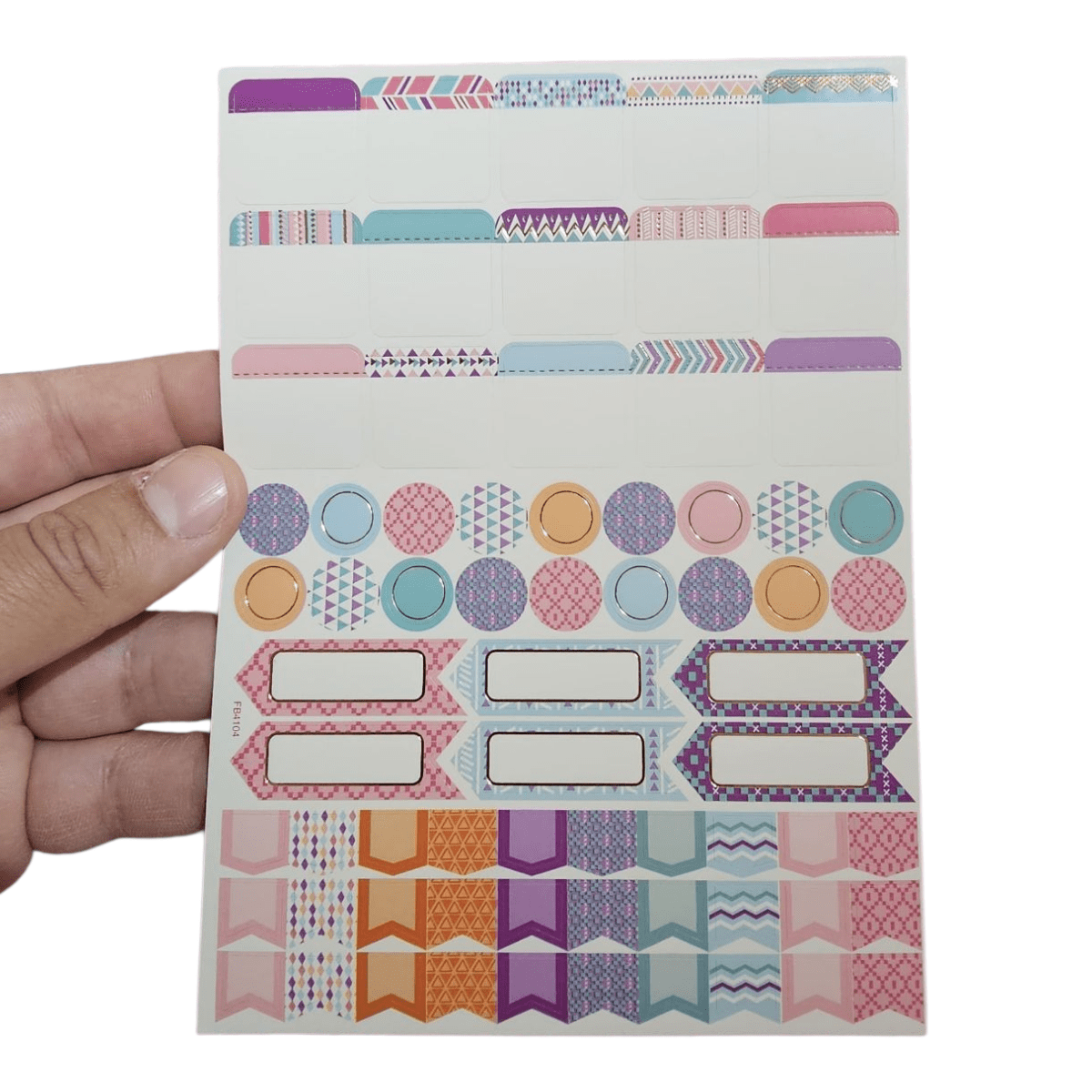 Stickers Pasteles 4 Hojas Especiales Para Planners Y Calendarios De Planificación3