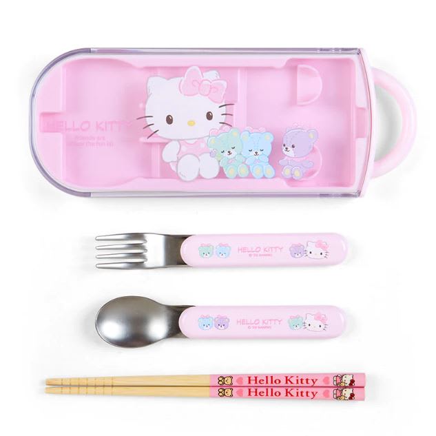 Hello Kitty Everyday Utensil Set Trio4