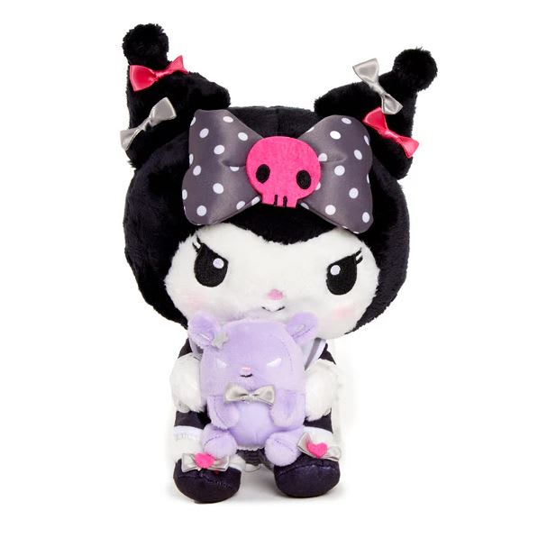 Peluche Kuromi Serie Dainty Doll Black Sanrio Original 22cm3