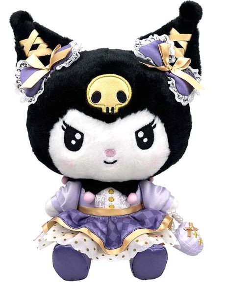 Peluche Kuromi De 24cm Serie Fancy Ribbons Sanrio Original3