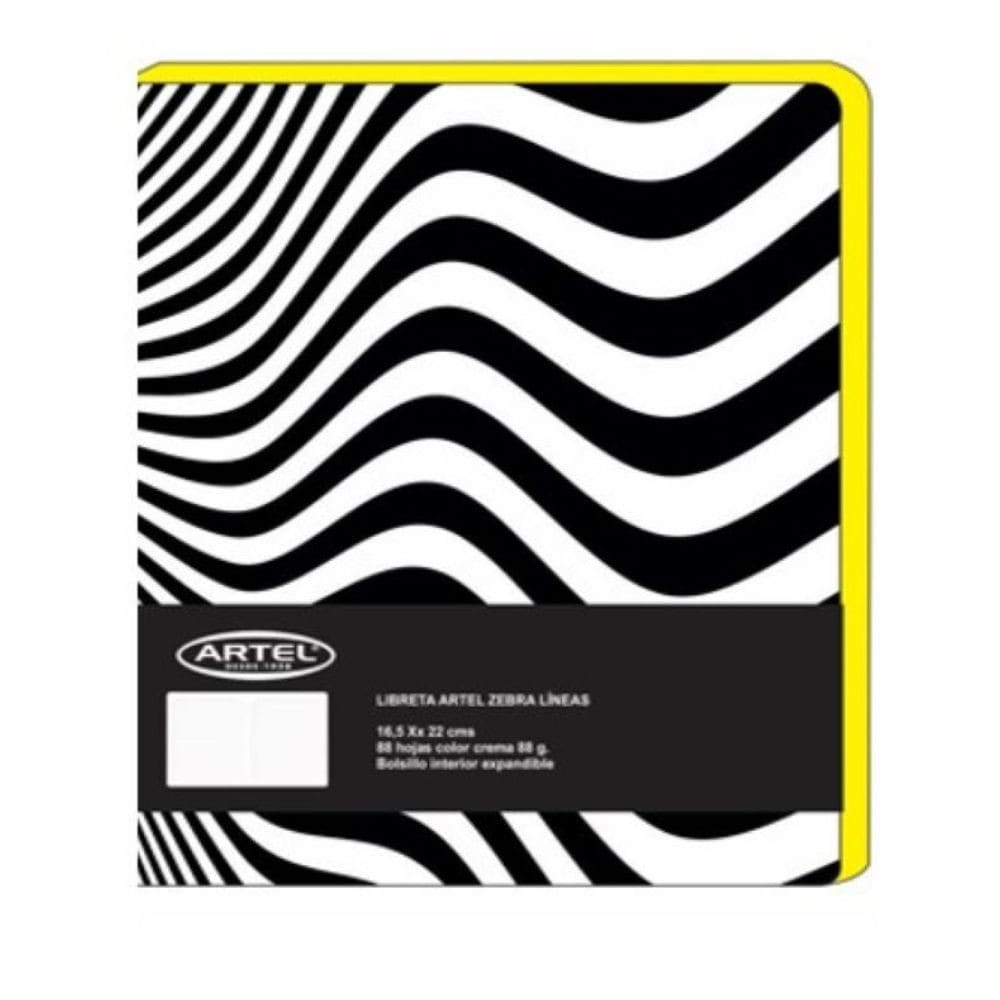 Libreta Artel Zebra 88hjs1