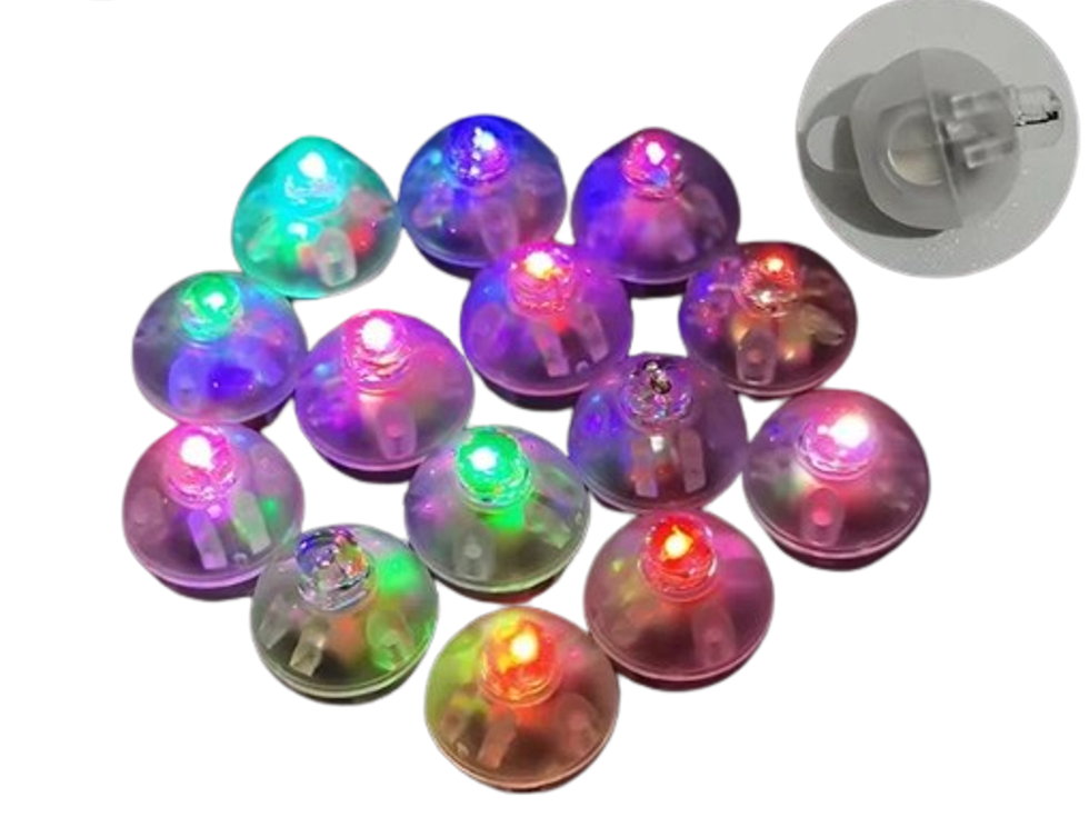 Luces Globos 10und Multicolor parpadeante1