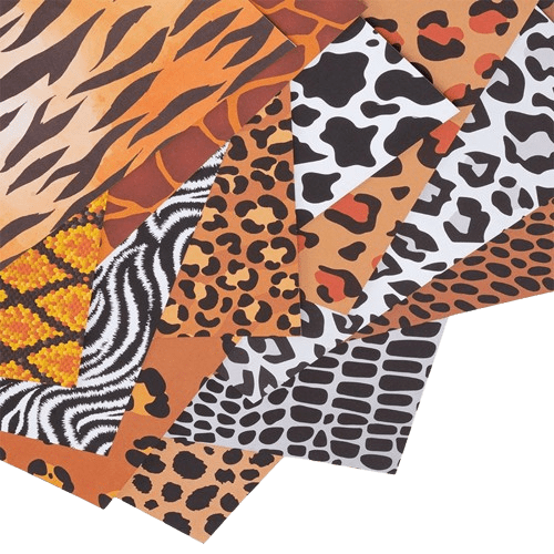 Block Cartulina Animal Print2