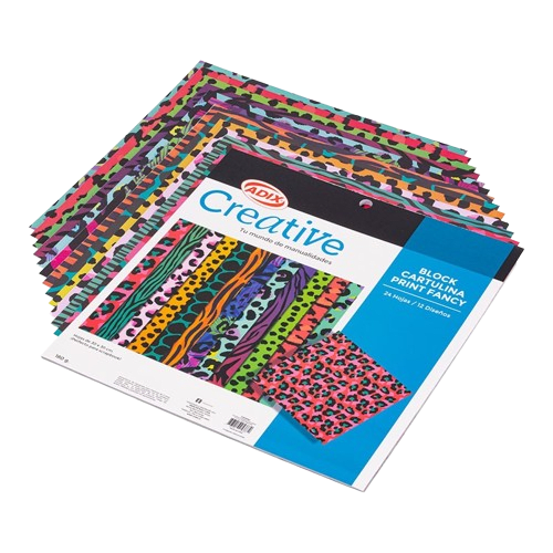 Block Cartulina Animal Print Fancy3