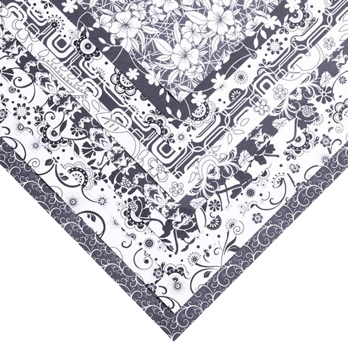 Block Papeles Black And White3