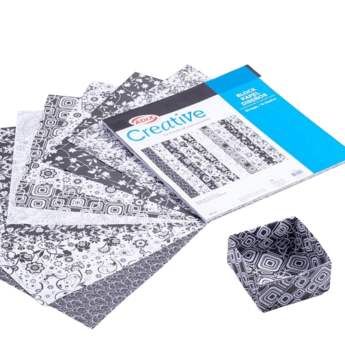 Block Papeles Black And White2