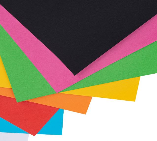 Block Hojas de Colores 16x16cm2