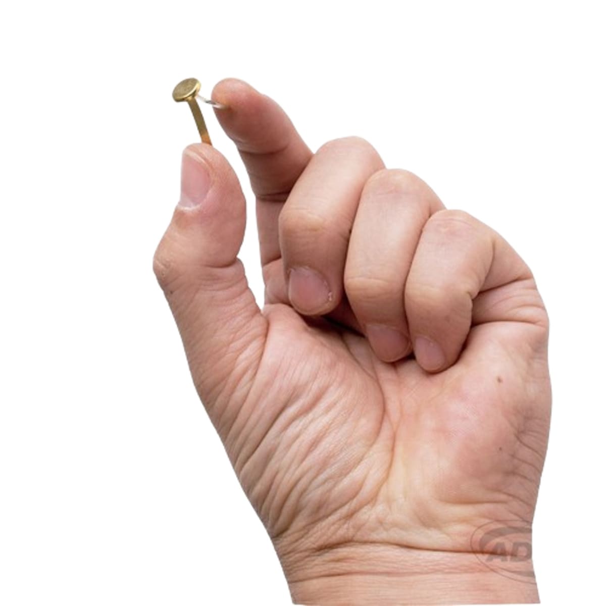 BROCHES DORADOS CAJA 100 UNID 14 MM1