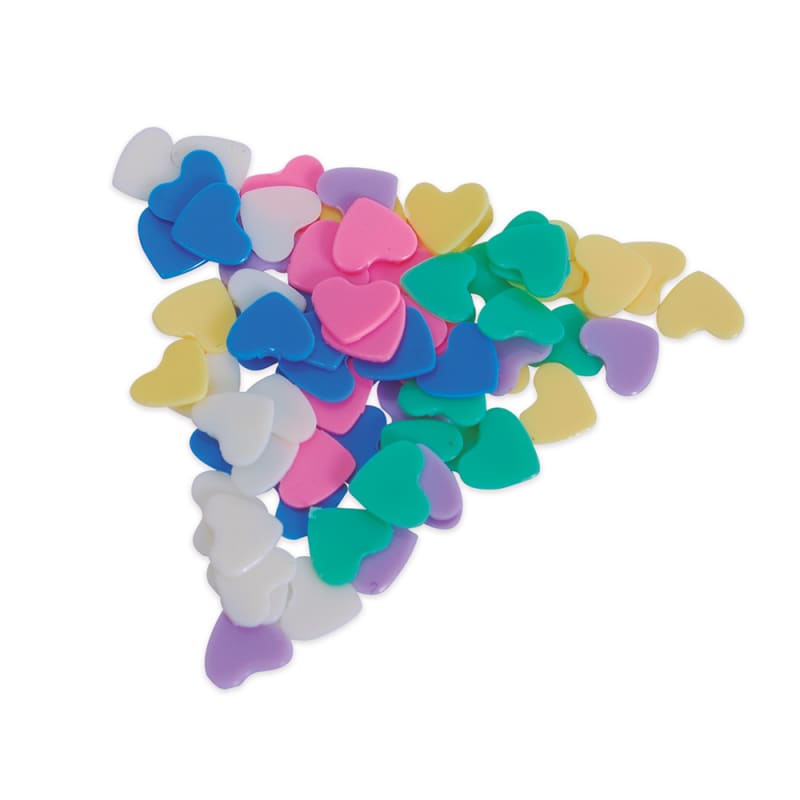 Confeti Corazón 6 Colores Pasteles2