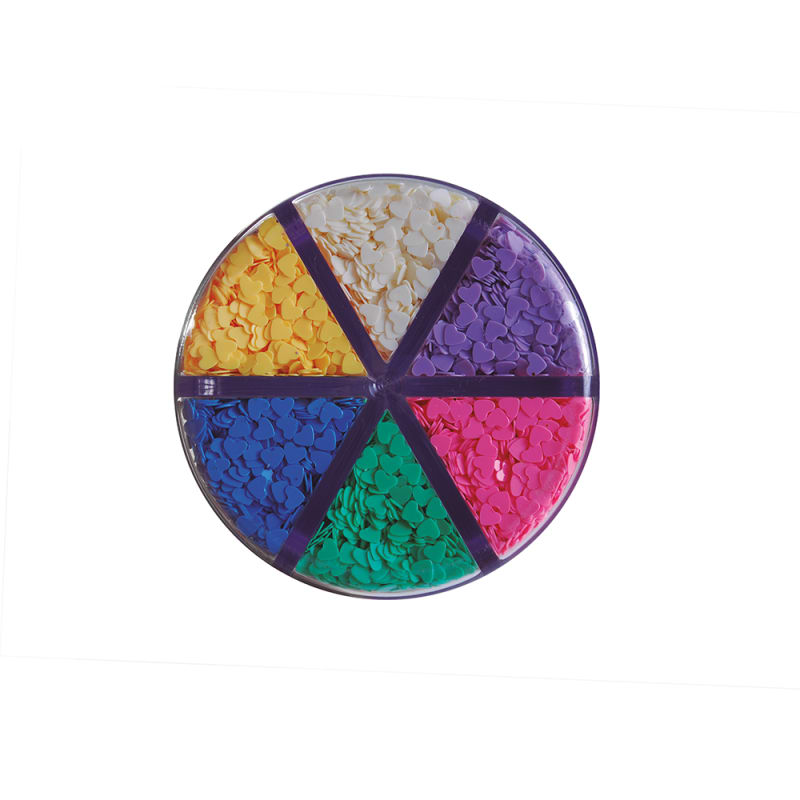 Confeti Corazón 6 Colores Pasteles1