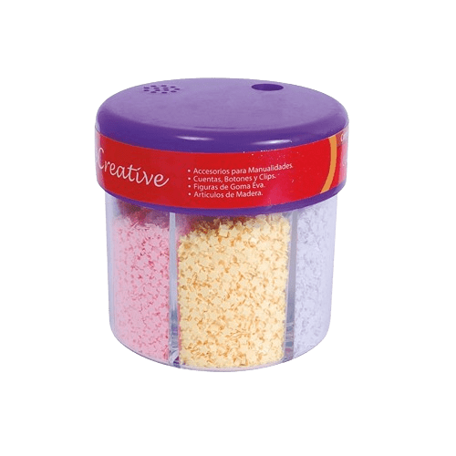 Purpurina Gruesa Estrella Pastel 50grs1