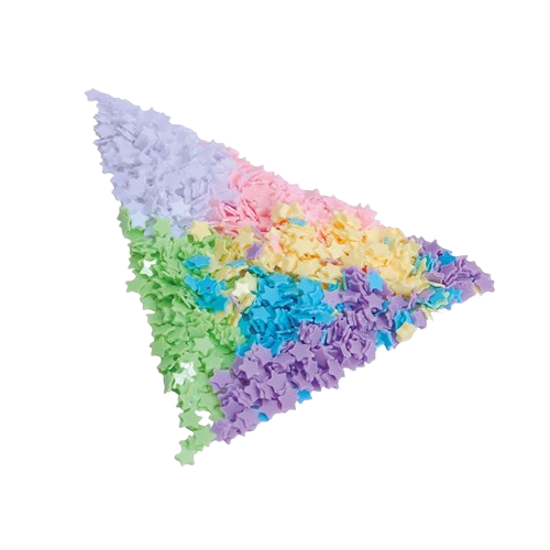 Purpurina Gruesa Estrella Pastel 50grs2