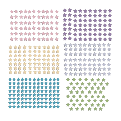 Purpurina Gruesa Estrella Pastel 50grs3