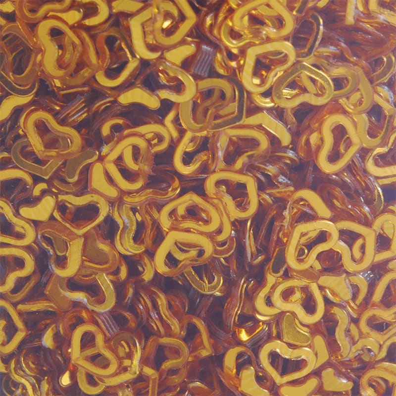 Purpurina Gruesa Estrellas Corazones Metalicos 40grs5