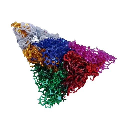 Purpurina Gruesa Estrellas Corazones Metalicos 40grs1