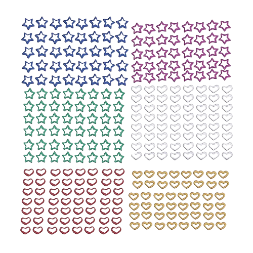 Purpurina Gruesa Estrellas Corazones Metalicos 40grs3