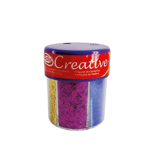 Purpurina Tipo Hilo Dosificador Multiple 70grs2