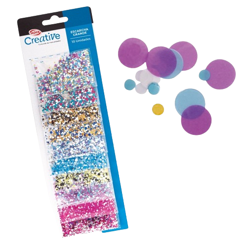 Set de Purpurina Gruesa 10und4