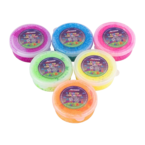 Foamy Granulada x 6 colores Neon2