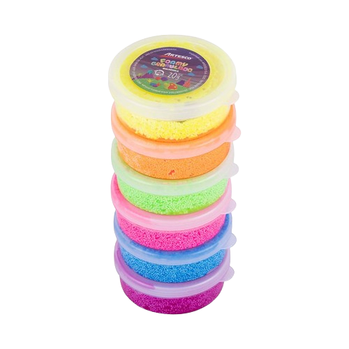 Foamy Granulada x 6 colores Neon3