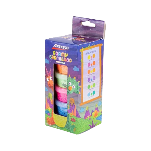 Foamy Granulada x 6 colores Neon4