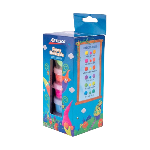 Foamy Moldeable x 6 colores Neon2