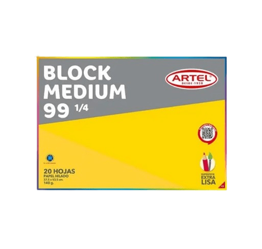 Block Medium 99 1/4 20 Hojas1