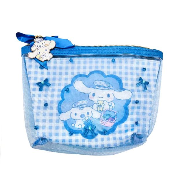 Bolso Con Cremallera Cinnamoroll (serie Gingham Paperboy)1