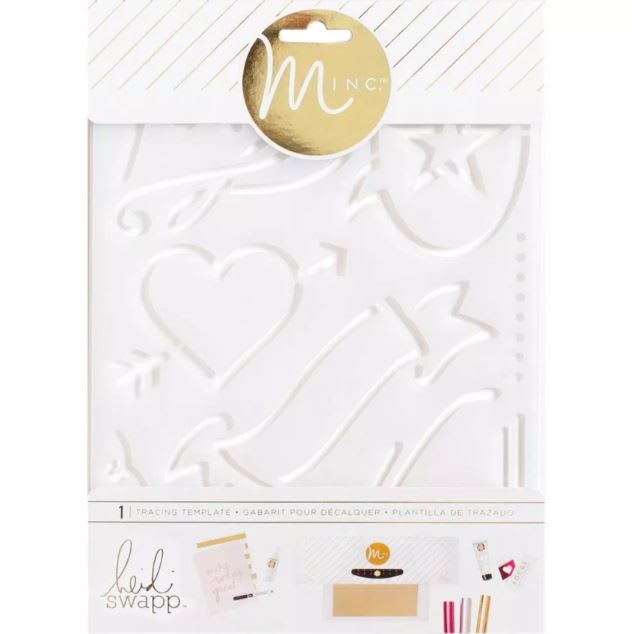 Heidi Swapp Minc Stencil Diseños Love2