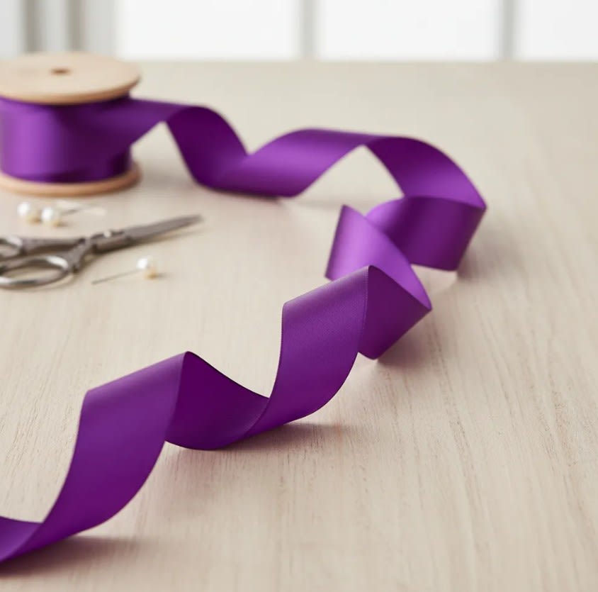 Cinta Genero Rasso Satín 2.5cm X 22mtrs Muchos Colores6