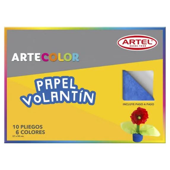 Estuche Artecolor Papel Volantín1